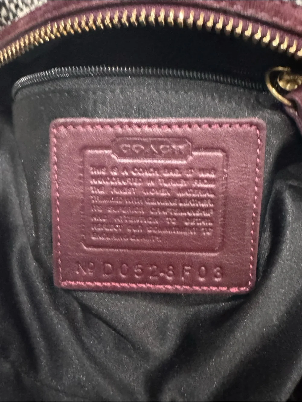 Rare vintage Y2K Coach Soho Tweed and Suede Satchel